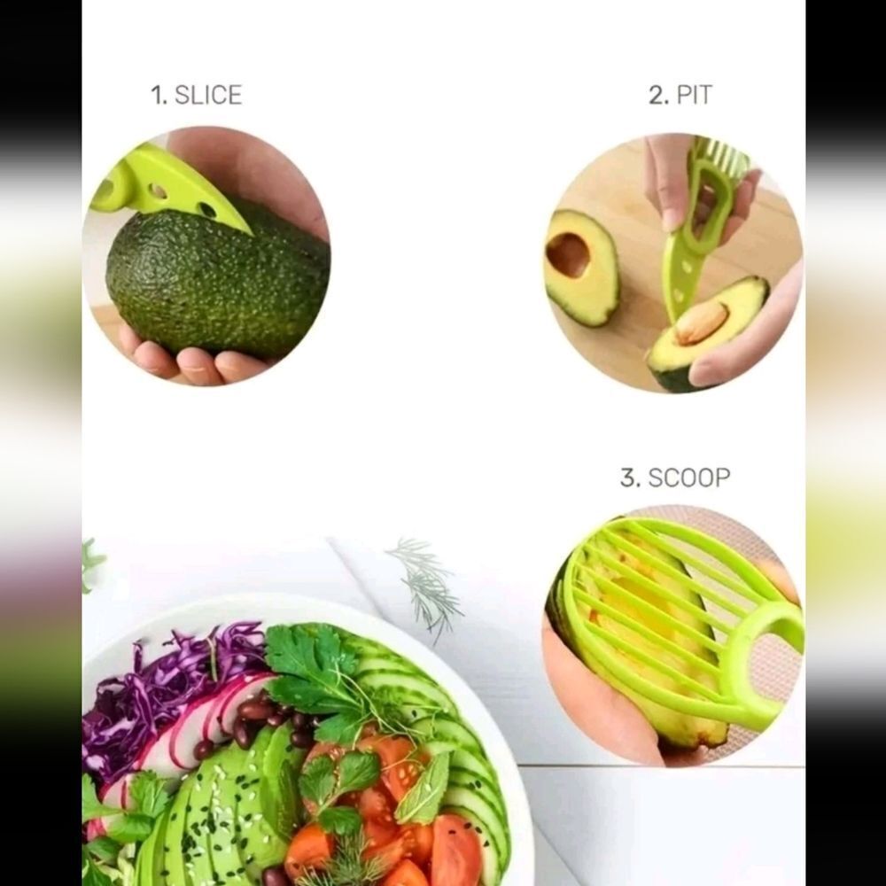 💕 $6 Bundled 3-IN-1 Avocado Saver Fruit Cutter